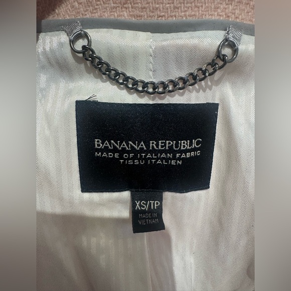 Banana Republic Blush Pink Double Breasted Wool Blend Coat (Size XS) - Picture 7 of 10